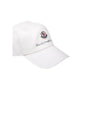 Gabardine Baseball Logo Ball Cap White - MONCLER - BALAAN 5