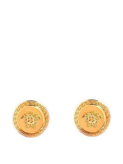 Medusa Stud Earrings Gold - VERSACE - BALAAN 2