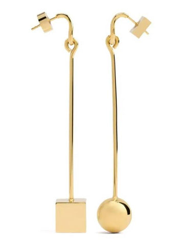 Les Boucles Nodo Earrings Gold - JACQUEMUS - BALAAN 1