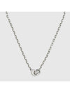 Trademark Chain Necklace Silver - GUCCI - BALAAN 4