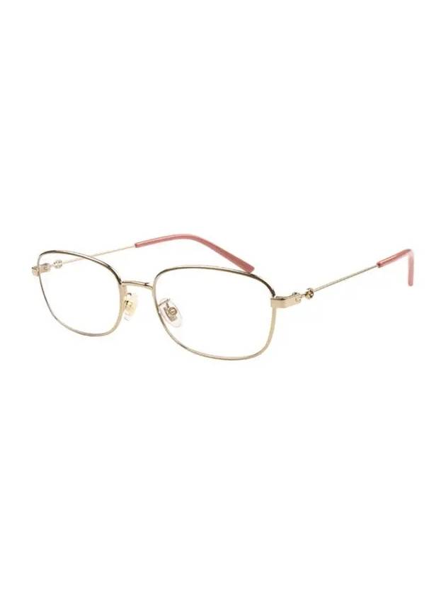 Eyewear Rectangle Metal Eyeglasses Gold - GUCCI - BALAAN 4