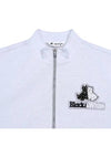 Men s Big Terrier Waffen Full Zip Up T Shirt 6204GXSC GREY - BLACK&WHITE - BALAAN 3