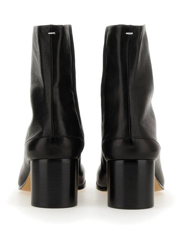 Tabi Lambskin Ankle Middle Boots Black - MAISON MARGIELA - BALAAN 12