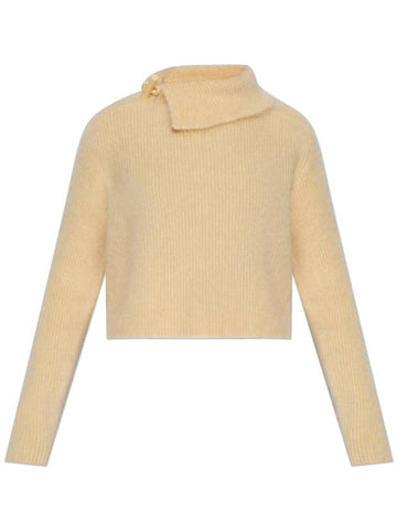 Jacquemus Mohair Sweater, Women's, Yellow - JACQUEMUS - BALAAN 1