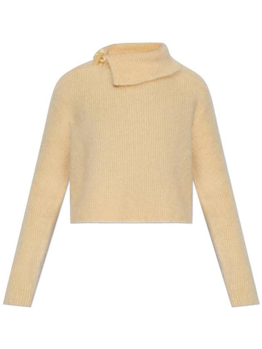 Jacquemus Mohair Sweater, Women's, Yellow - JACQUEMUS - BALAAN 1