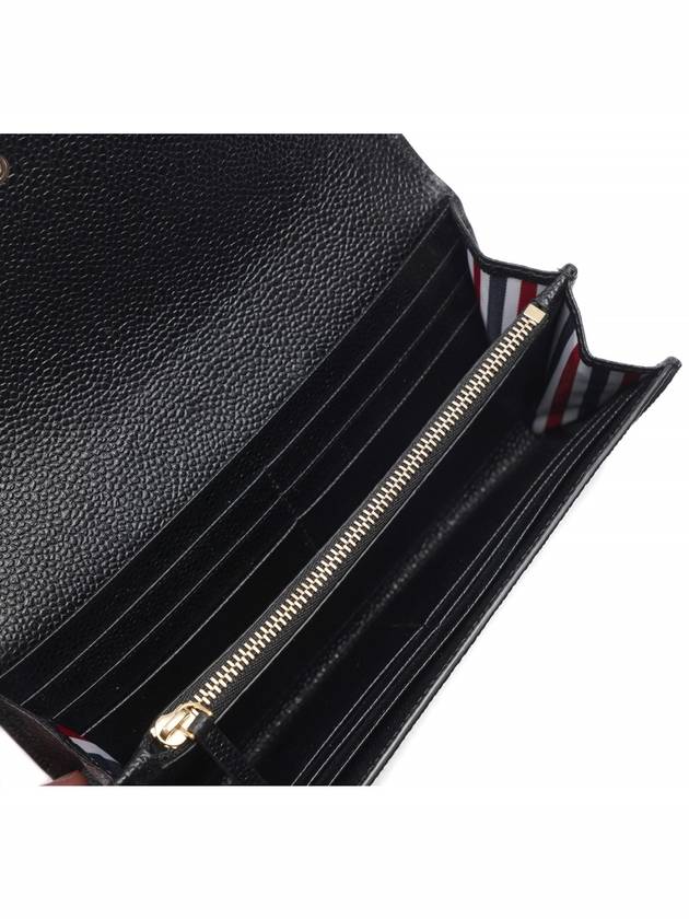 Envelope Continental Long Wallet Black - THOM BROWNE - BALAAN 7