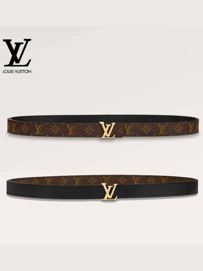 Iconic 20MM Reversible Leather Belt Brown - LOUIS VUITTON - BALAAN 2