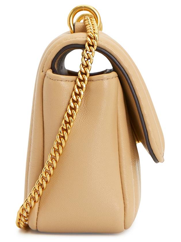 Kira Flap Mini Shoulder Bag Beige - TORY BURCH - BALAAN 4