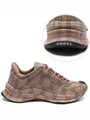 Run Interlocking G Brogue Leather Low Top Sneaker Beige - GUCCI - BALAAN 2