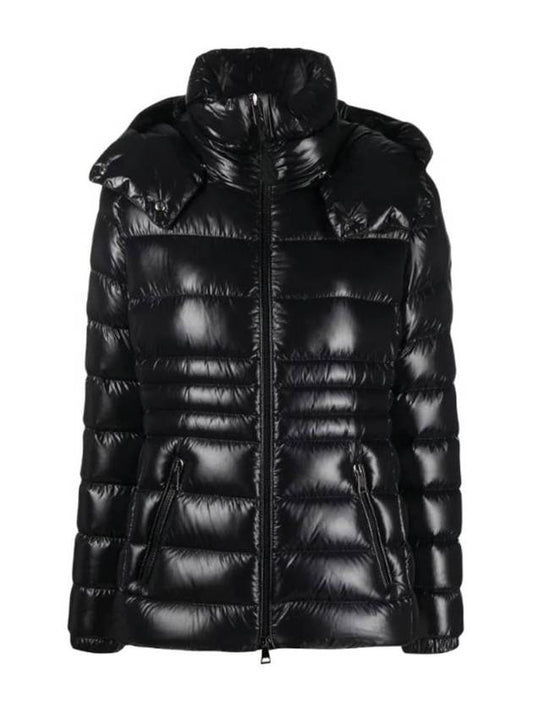 Women's Bouchet Quilted Down Short Padded Jacket Black - MONCLER - BALAAN.