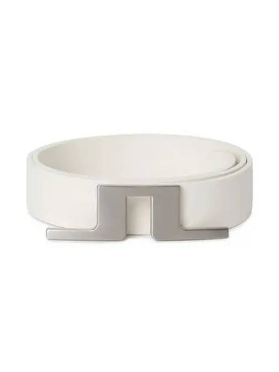 Betsy Leather Belt White - J.LINDEBERG - BALAAN 2