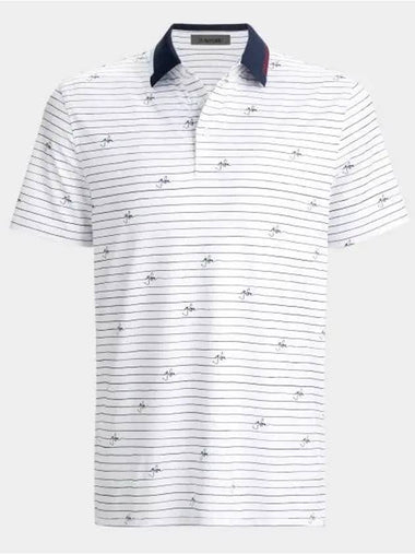 G FORE GFR SCRIPT STRIPE TECH JERSEY POLO GMP000052 SNO Men s - G/FORE - BALAAN 1