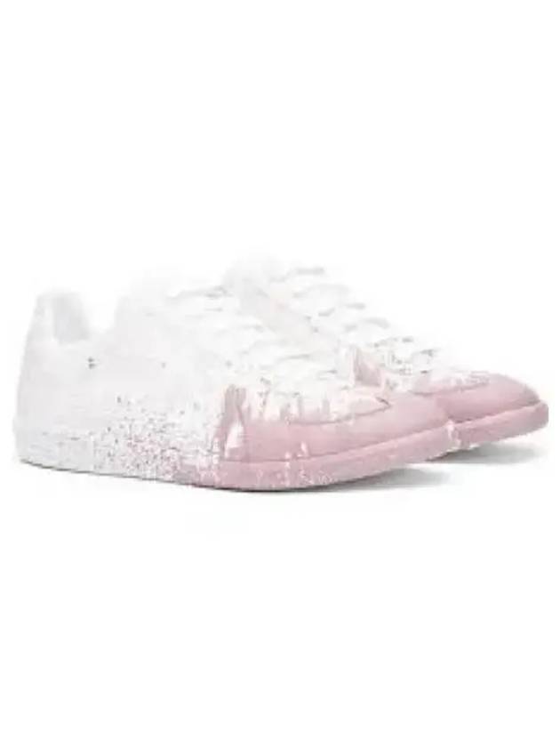 Replica Painting Low Top Sneakers White Pink - MAISON MARGIELA - BALAAN 2