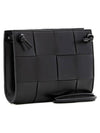 Intrecciato Cassette Mini Cross Bag Black - BOTTEGA VENETA - BALAAN 4