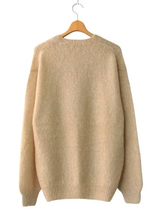 Super Kid Mohair Knit Top Beige - AURALEE - BALAAN 3