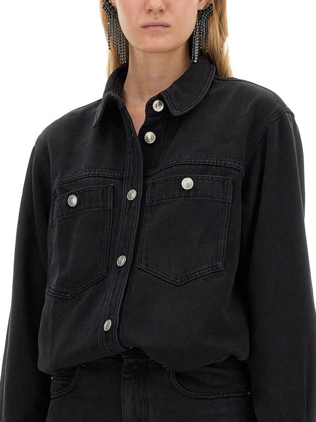 Shirt CH0129FAB1H07I02FK BLACK - ISABEL MARANT - BALAAN 5