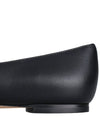 Varina Bow Ballet Flats Black - SALVATORE FERRAGAMO - BALAAN 7