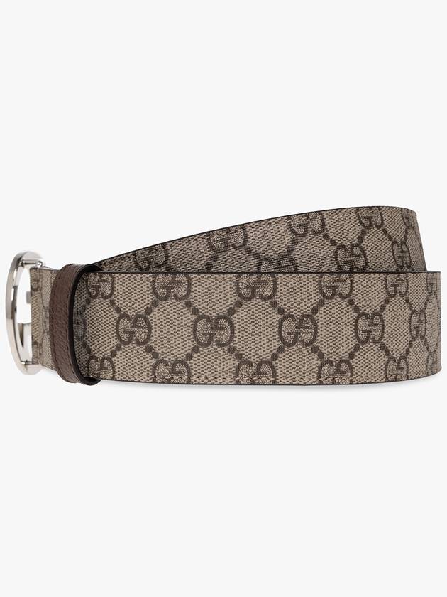 GG Supreme Two-tone Belt Beige - GUCCI - BALAAN 4