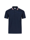 Pierson Polo Shirt Navy - BURBERRY - BALAAN 1