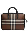 Check Briefcase Dark Birch Brown - BURBERRY - BALAAN 3