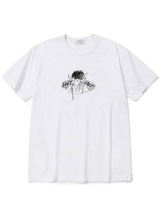 GET OUT T Shirt WHITE - WEST GRAND BOULEVARD - BALAAN 2