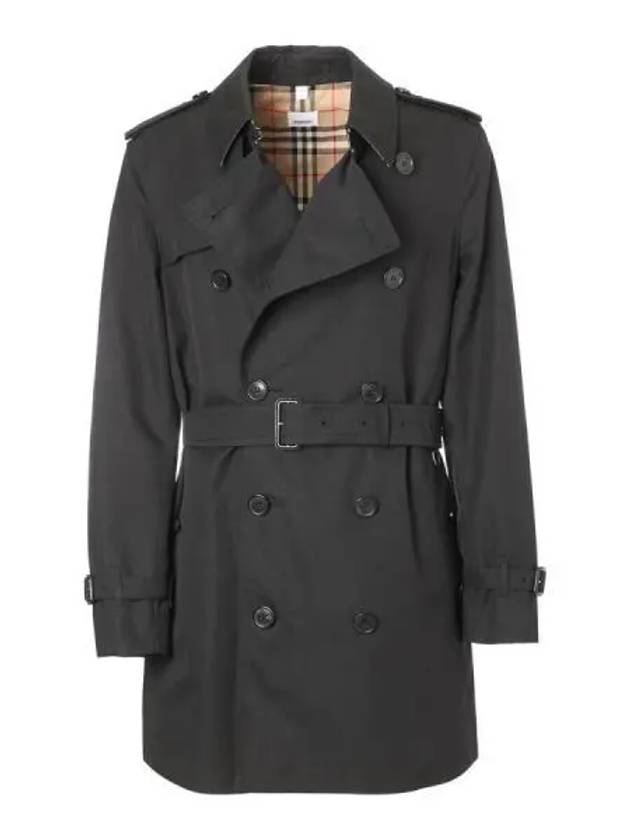 Short Wimbledon Trench Coat Black - BURBERRY - BALAAN 2