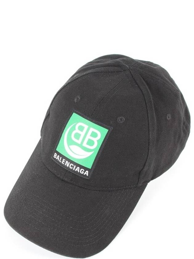 BB green logo ball cap L - BALENCIAGA - BALAAN 1