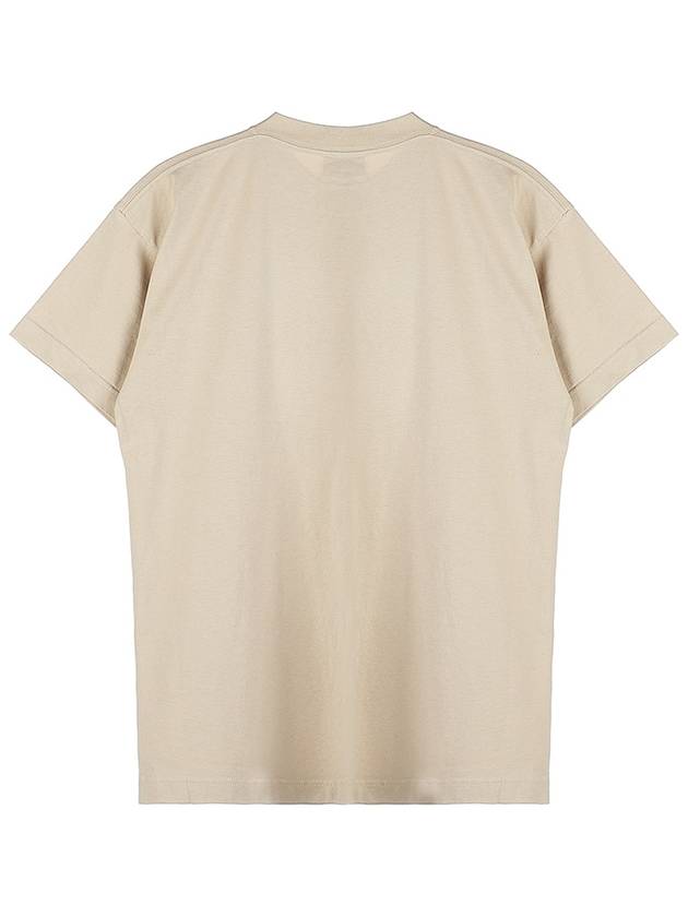 BB Paris Cotton Short Sleeve T-Shirt Beige - BALENCIAGA - BALAAN 3