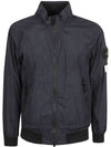 Garment Dyed Crinkle Reps Nylon Zip-up Jacket Navy - STONE ISLAND - BALAAN 2