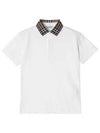 8073160 A1464 Vintage Check Cotton Pique Polo Boys Kids Short Sleeve Tee - BURBERRY - BALAAN 3