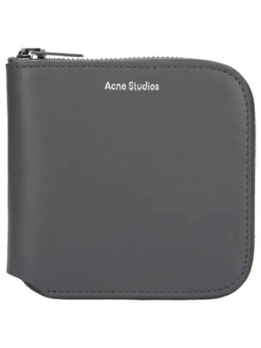 zipper wallet gray - ACNE STUDIOS - BALAAN 1