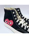 Chuck Taylor x Comme des Gar?ons Play 1970s High Top Sneakers Black - CONVERSE - BALAAN 3