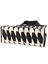 Houndstooth Jacquard Small Tote Bag White Black - MARNI - BALAAN 6