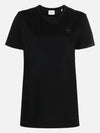 Aby Logo Short Sleeve T-Shirt Black - ISABEL MARANT - BALAAN 2