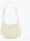 Cleo Patent Leather Shoulder Bag White - PRADA - BALAAN 2