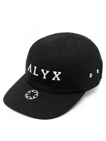 Alix Monogram Logo Cap Hat Black AAUHA0060FA04 - 1017 ALYX 9SM - BALAAN 1