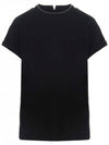 Monilli Jersey Short Sleeve T-Shirt Black - BRUNELLO CUCINELLI - BALAAN 1