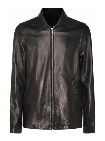 Leather Jacket RU02D6766LNV09 - RICK OWENS - BALAAN 1