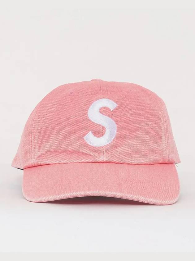 S logo pigment 6 panel denim cap FW24H28 BRT PINK - SUPREME - BALAAN 1