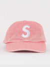 S logo pigment 6 panel men denim cap FW24H28 BRT PINK - SUPREME - BALAAN 2