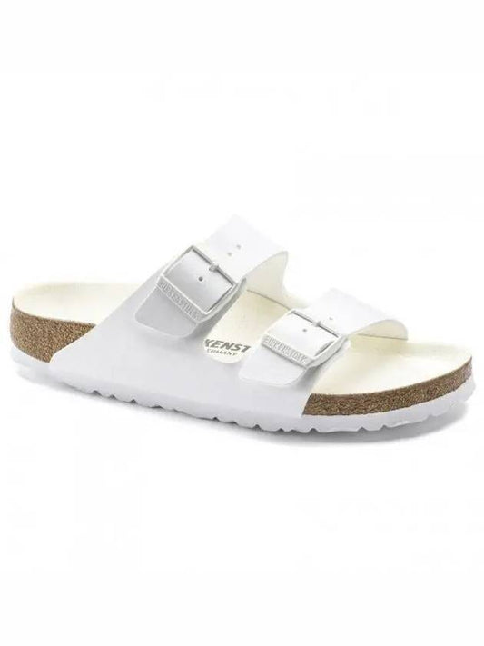 Arizona Berko Flo Regular Fit Slippers White - BIRKENSTOCK - BALAAN 1