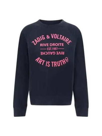 Logo Print Sweatshirt Black - ZADIG & VOLTAIRE - BALAAN 2