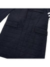 Men's 4 Bar Poly Twill Chesterfield Single Coat Navy - THOM BROWNE - BALAAN 9