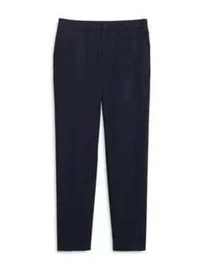 Precision Ponte Curtis Drawstring Straight Pants Navy - THEORY - BALAAN 2