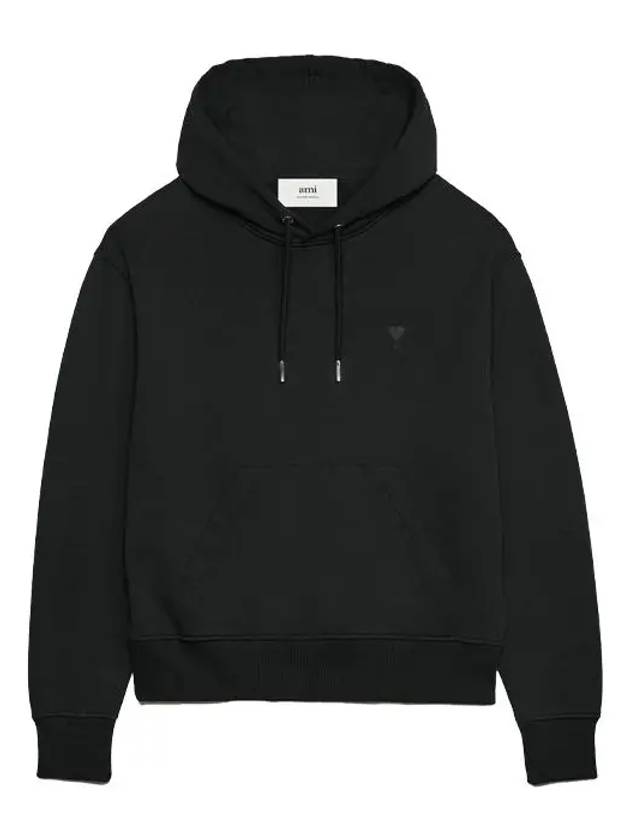 Mini Heart Logo Hoodie Black - AMI - BALAAN 2