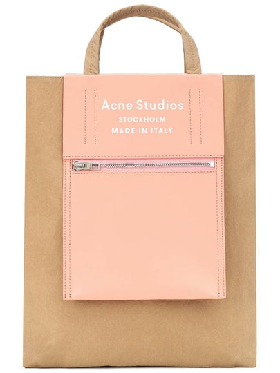 Logo Canvas Baker Out Medium Tote Bag Pink Beige - ACNE STUDIOS - BALAAN 2