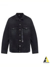 Applique Denim Jacket Black - BALENCIAGA - BALAAN 2