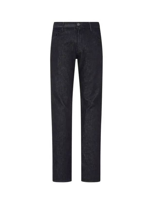 Men s Regular Fit Raw Denim Pants Dark Indigo 270697 - GIORGIO ARMANI - BALAAN 1