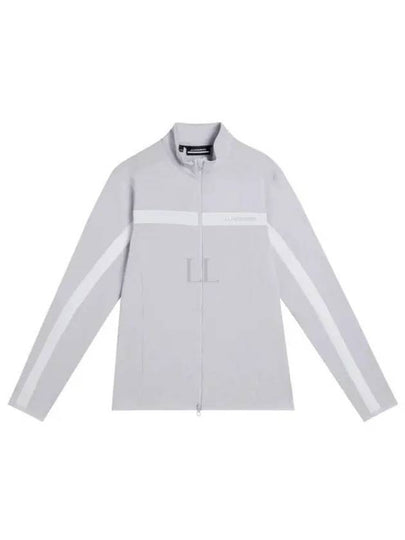 Jarvis Mid-Layer Zip-Up Jacket Light Grey Melange - J.LINDEBERG - BALAAN 2