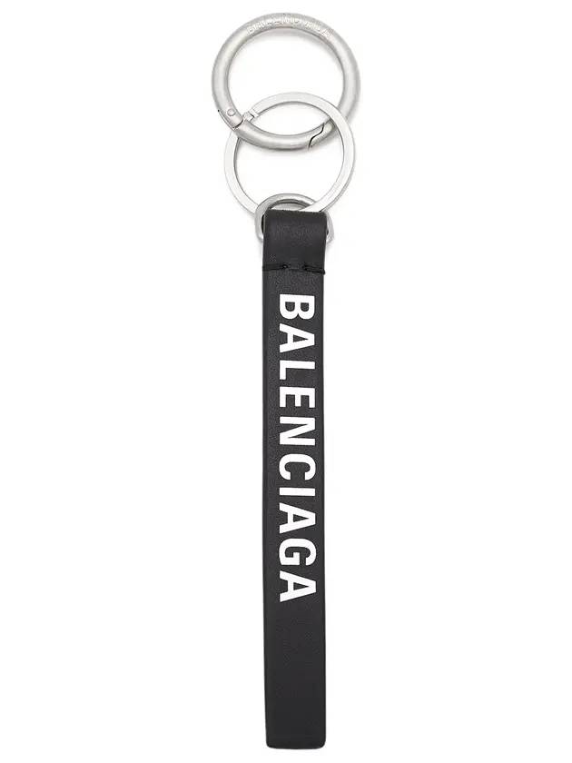 logo leather key holder - BALENCIAGA - BALAAN.